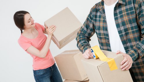 Organized furniture storage options in Belmont
