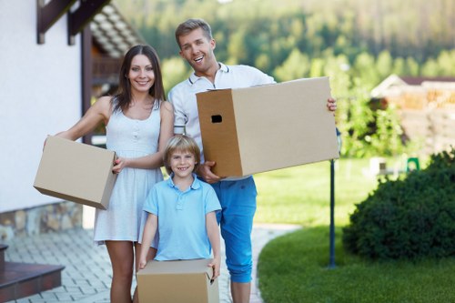 Professional local removals in Belmont with moving truck and boxes