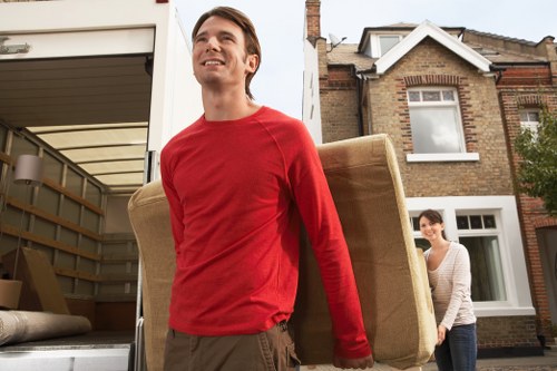 Business inventory stored using mobile self storage in Belmont