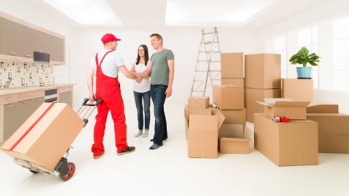 Household moving preparation for local removals in Belmont